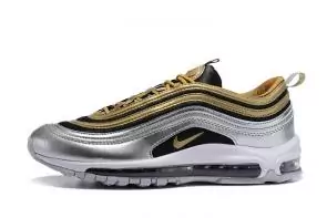 nike air max 97 boys undefeated metal gold silver